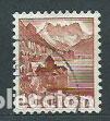 Sellos: Suiza - Correo 1943 Yvert 387 usado Castillo de Chillon