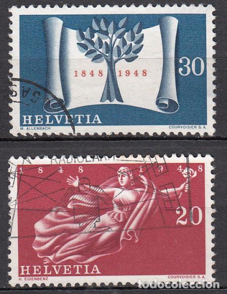 Sellos: Suiza - Correo 1948 Yvert 455/6 ** Mnh