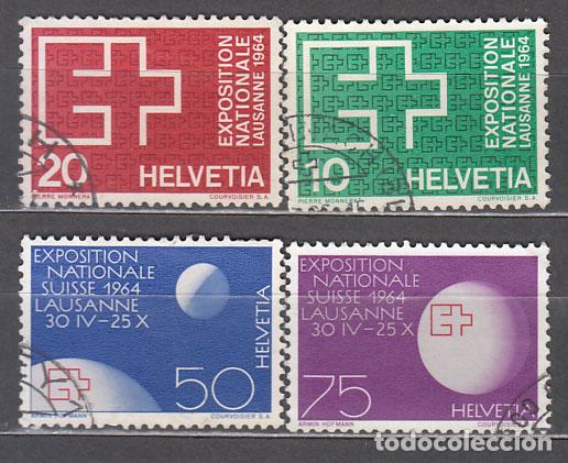 Sellos: Suiza - Correo 1963 Yvert 717/20 usado