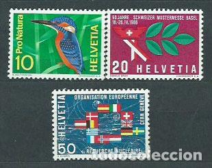 Sellos: Suiza - Correo 1966 Yvert 766/8 ** Mnh