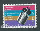 Sellos: Suiza - Correo 1971 Yvert 877 ** Mnh Astro