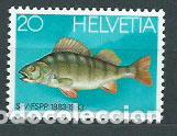 Sellos: Suiza - Correo 1983 Yvert 1174 ** Mnh Fauna peces