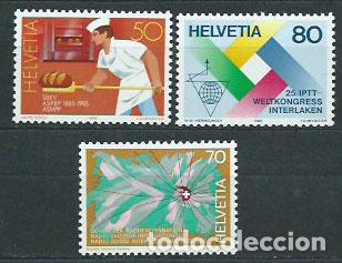 Sellos: Suiza - Correo 1985 Yvert 1230/2 ** Mnh