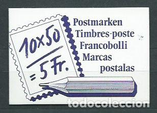 Sellos: Suiza - Correo 1987 Yvert 1267a Carnet ** Mnh
