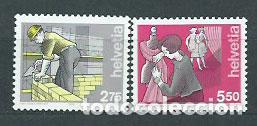 Sellos: Suiza - Correo 1989 Yvert 1325/6 ** Mnh