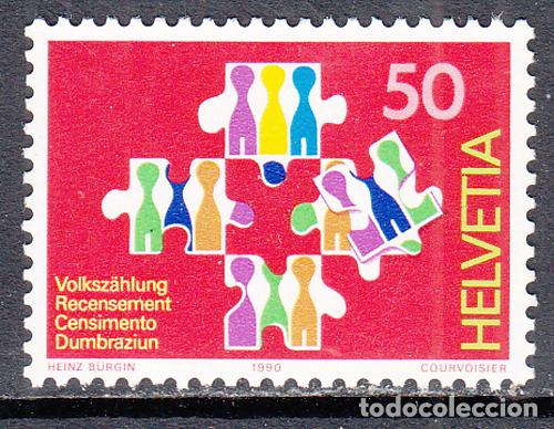 Briefmarken: Suiza - Correo 1990 Yvert 1363 ** Mnh