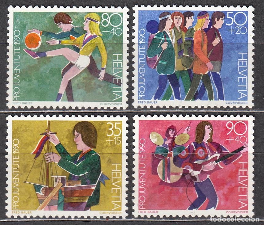 Briefmarken: Suiza - Correo 1990 Yvert 1359/62 ** Mnh Deportes - Pro Juventud
