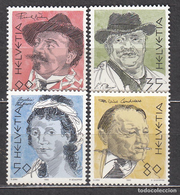 Briefmarken: Suiza - Correo 1990 Yvert 1349/52 ** Mnh Personajes