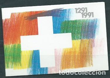 Briefmarken: Suiza - Correo 1991 Yvert 1368 Carnet ** Mnh Cruz Roja