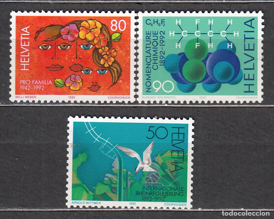 Briefmarken: Suiza - Correo 1992 Yvert 1395/97 ** Mnh Aniversarios