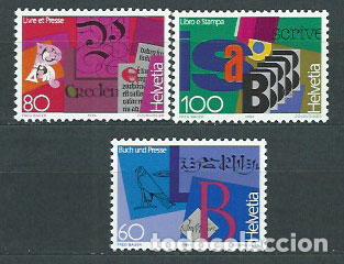 Briefmarken: Suiza - Correo 1994 Yvert 1449/51 ** Mnh