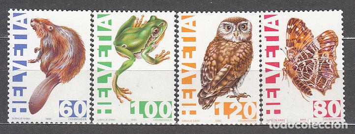 Briefmarken: Suiza - Correo 1995 Yvert 1472/5 ** Mnh Fauna