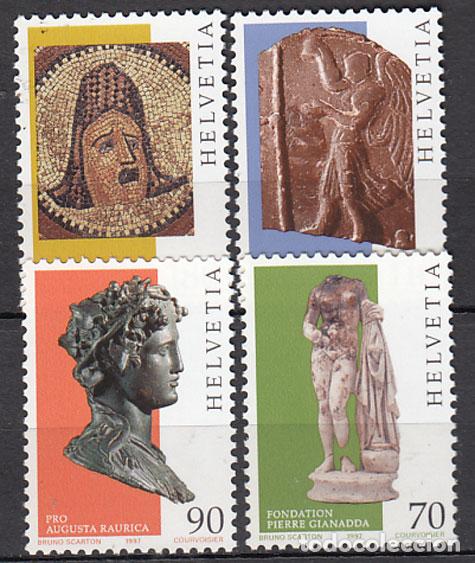 Stamps: Suiza - Correo 1997 Yvert 1533/6 ** Mnh Arte