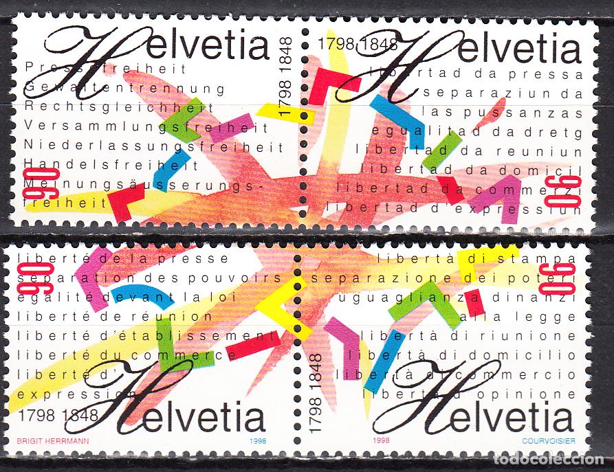 Stamps: Suiza Correo 1998 Yvert 1563/66 ** Mnh