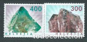 Stamps: Suiza - Correo 2003 Yvert 1776/7 ** Mnh Minerales
