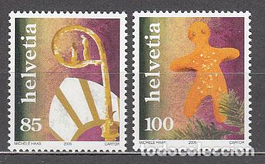 Stamps: Suiza - Correo 2005 Yvert 1873/4 ** Mnh Navidad