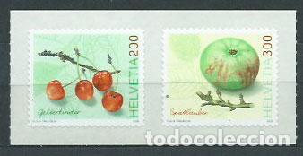 Selos: Suiza - Correo 2006 Yvert 1904/5 ** Mnh Frutas