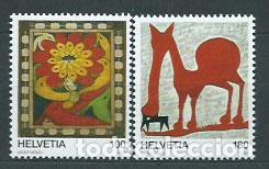 Selos: Suiza - Correo 2007 Yvert 1940/1 ** Mnh Pintura