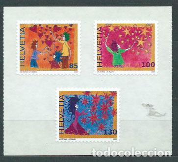 Selos: Suiza - Correo 2007 Yvert 1948/50 ** Mnh