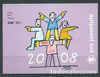 Selos: Suiza - Correo 2008 Yvert 2008 Carnet ** Mnh Pro infancia