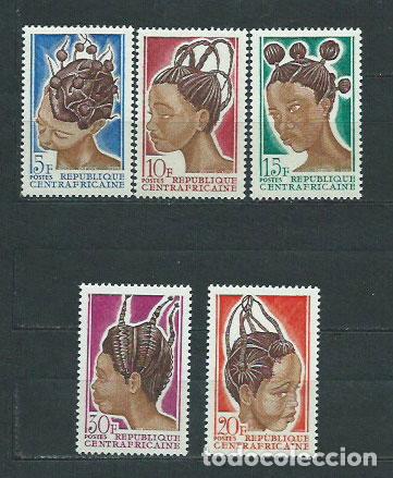 Selos: Centroafrica - Correo Yvert 89/93 ** Mnh Peinados