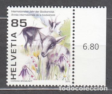 Selos: Suiza - Correo 2010 Yvert 2071 ** Mnh Fauna