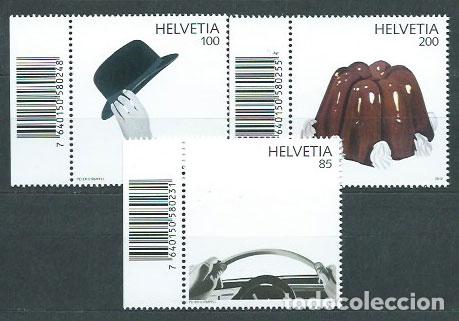 Selos: Suiza - Correo 2012 Yvert 2191/3 ** Mnh