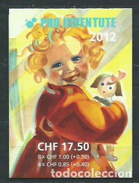Selos: Suiza - Correo 2012 Yvert 2198 Carnet ** Mnh Pro infancia carteles