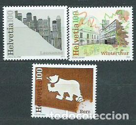 Stamps: Suiza - Correo 2013 Yvert 2237/9 ** Mnh Cuidades Suizas