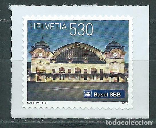 Stamps: Suiza - Correo 2016 Yvert 2395 ** Mnh Estaciones de Ferrocarril