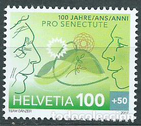 Stamps: Suiza Correo 2017 Yvert 2416 ** Mnh 100&ordm; Funaci&oacute;n pro Serectute