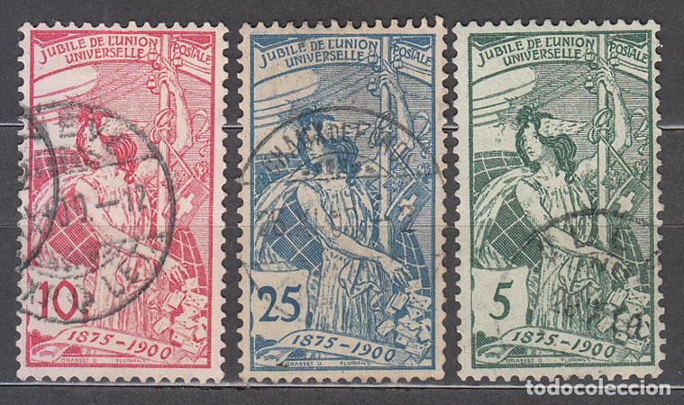 Stamps: Suiza - Correo 1900 Yvert 86/8 usado UPU
