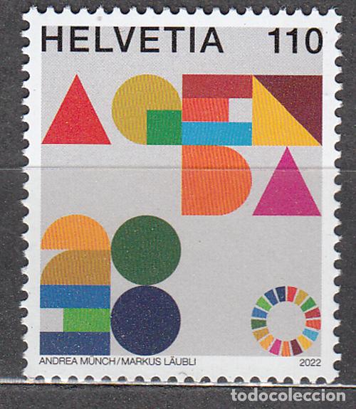 Stamps: Suiza Correo 2022 Yvert 2731 ** Mnh Agenda 2030