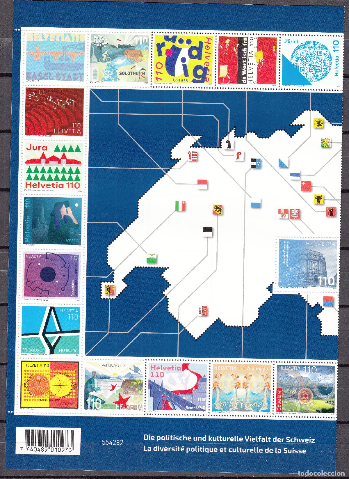 Stamps: Suiza Correo 2022 Yvert 2691/2717 ** Mnh Mi Canton Nuestra Suiza