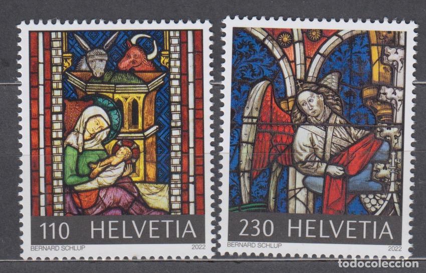 Stamps: Suiza Correo 2022 Yvert 2743/44 ** Mnh Navidad - Arte