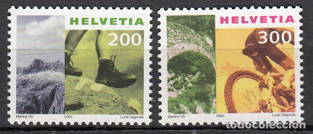 Stamps: Suiza - Correo 2000 Yvert 1669/70 ** Mnh Deportes