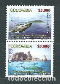 Sellos: Colombia - Correo 2005 Yvert 1308/9 ** Mnh Upaep. Fauna