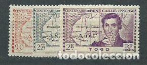 Sellos: Togo - Correo Yvert 172/4 * Mh