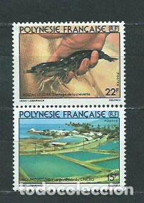 Sellos: Polinesia - Correo Yvert 150/1 ** Mnh Fauna
