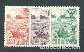 Stamps: Formosa - Correo 1961 Yvert 359/61 (*) Mng Agricultura