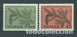 Timbres: Noruega - Correo 1962 Yvert 426/7 ** Mnh