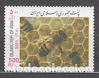 Selos: Iran - Correo 2001 Yvert 2604 ** Mnh Fauna abejas