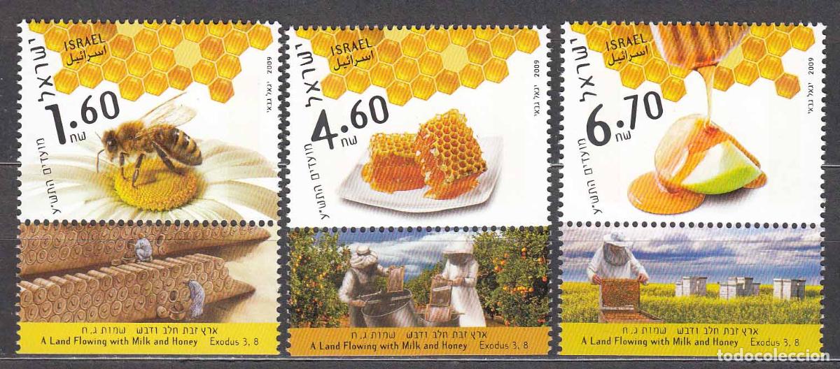 Selos: Israel Correo 2009 Yvert 1986/88 ** Mnh Apicultura