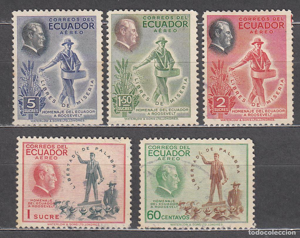 Briefmarken: Ecuador - Aereo Yvert 195/99 usado