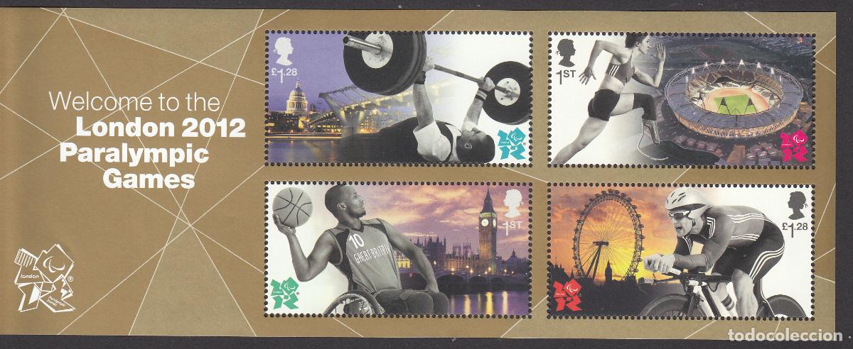 Briefmarken: Gran Breta&ntilde;a - Correo 2012 Yvert 3716/19 ** Mnh Juegos Paralimpicos de Verano e