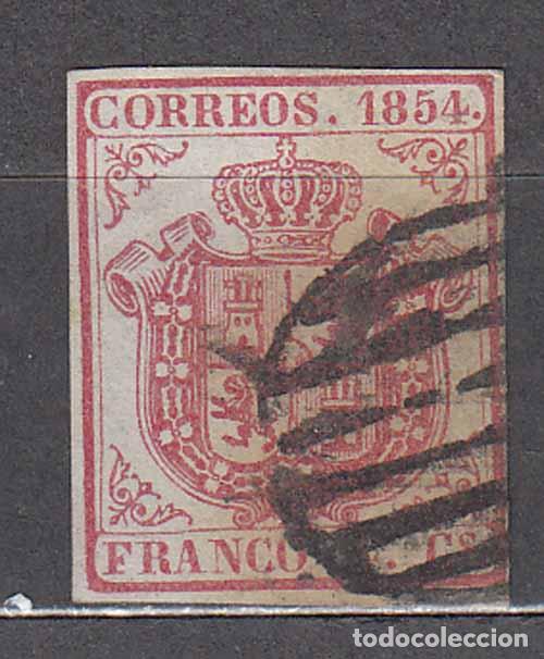 Briefmarken: Espa&ntilde;a Cl&aacute;sicos 1854 Edifil 33 usado