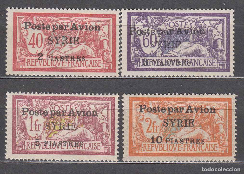 Briefmarken: Siria Francesa Aereo Yvert 18/21 * Mh