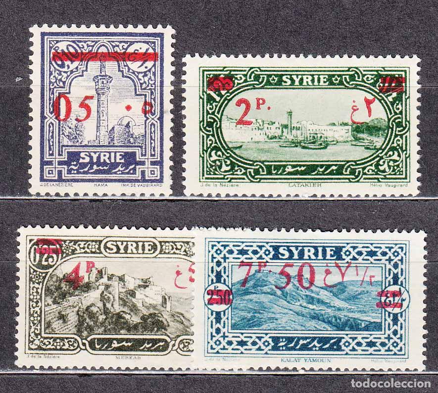 Briefmarken: Siria Francesa Correo Yvert 188/91 * Mh