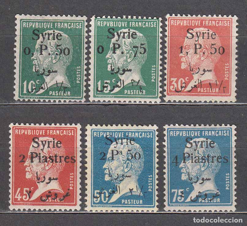 Briefmarken: Siria Francesa Correo Yvert 143/48 */(*) Mh/Mng
