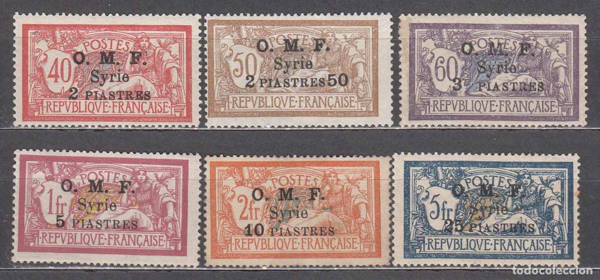 Stamps: Siria Francesa Correo Yvert 68/736 */(*) Mh/Mng